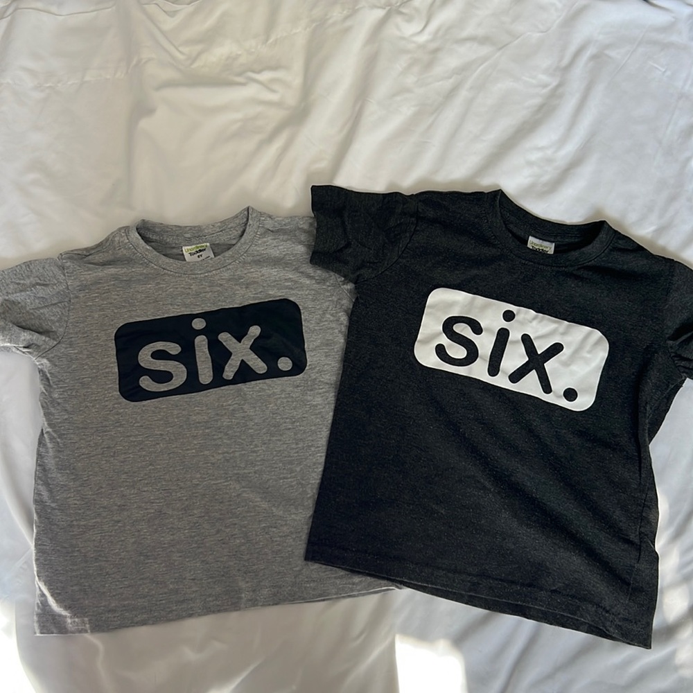 Kids birthday shirt for 6 year old